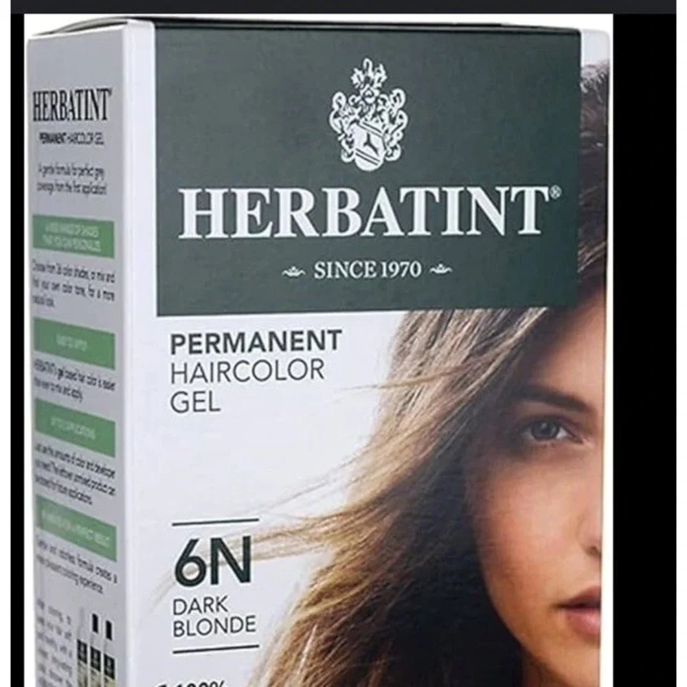 Herbatint Permanent Herbal Hair Color Gel‎ 6N Dark Ash Blonde 4.56 Ounce